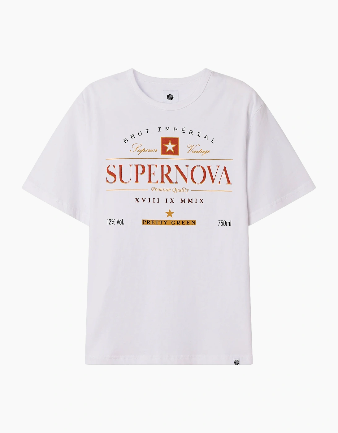 Pretty Green Supernova T-Shirt WHITE