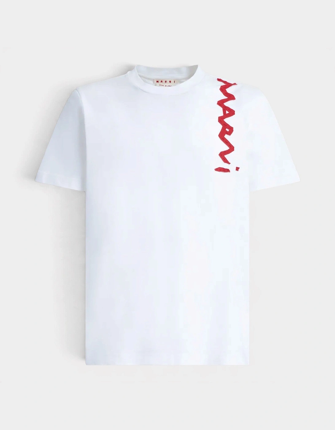 Mending Logo T-Shirt Lily White