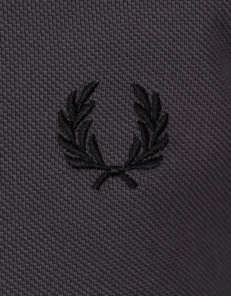 Fred Perry Twin Tipped Polo Shirt Gun Metal/Coral/Black
