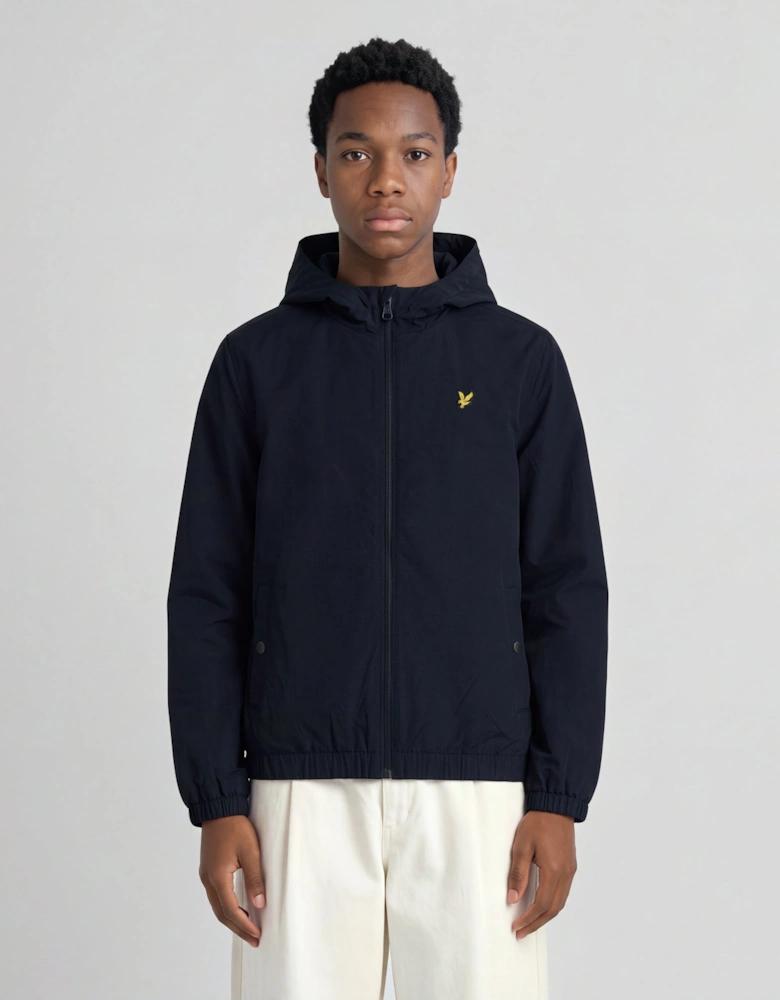 Kids Zip Through Hooded Jacket