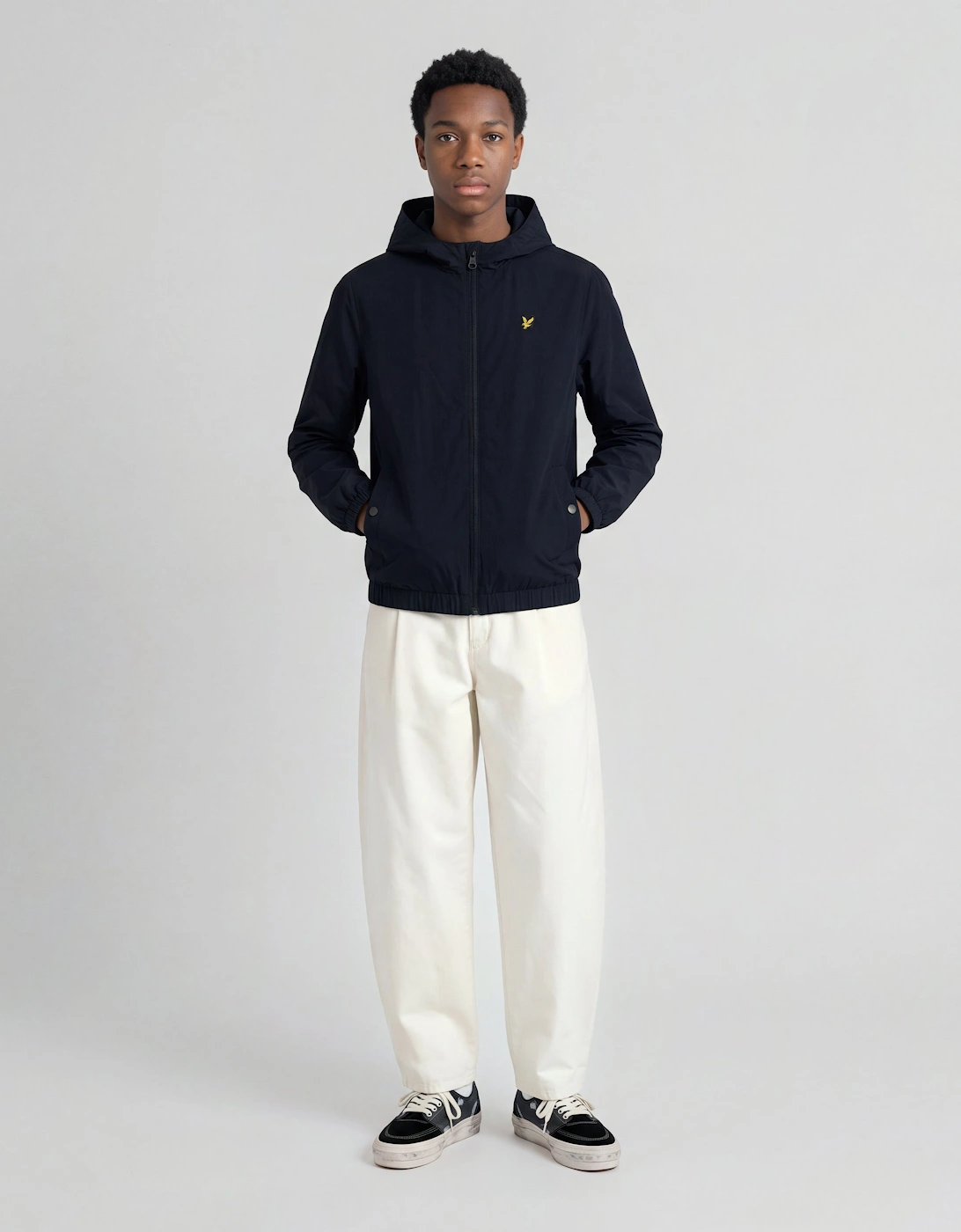 Kids Zip Through Hooded Jacket