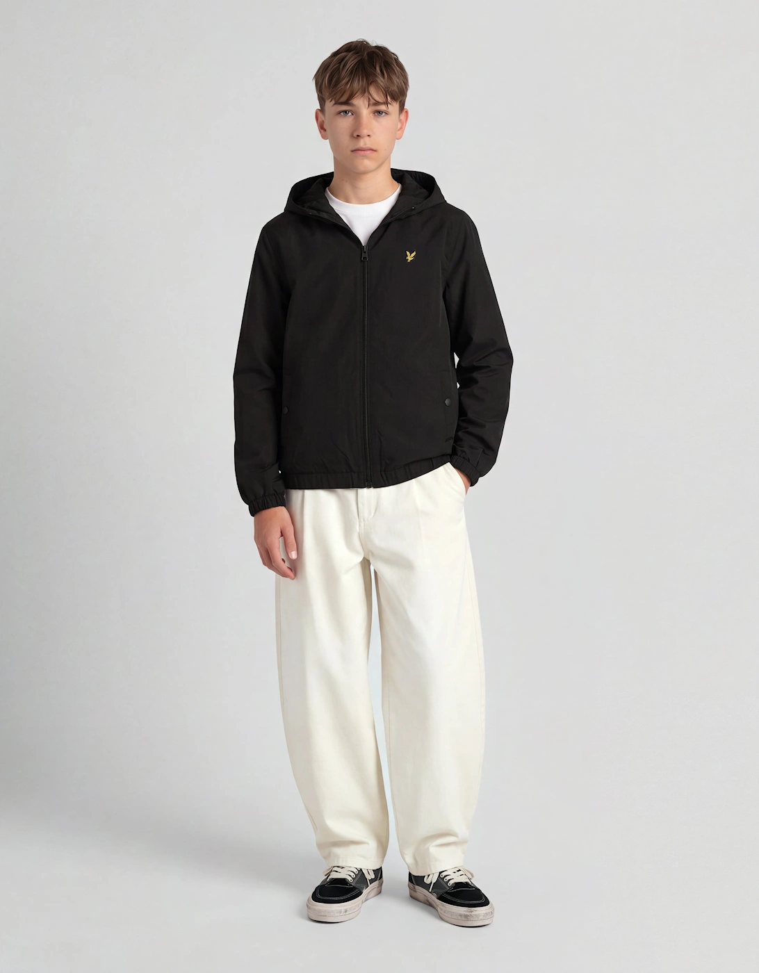 Kids Zip Through Hooded Jacket