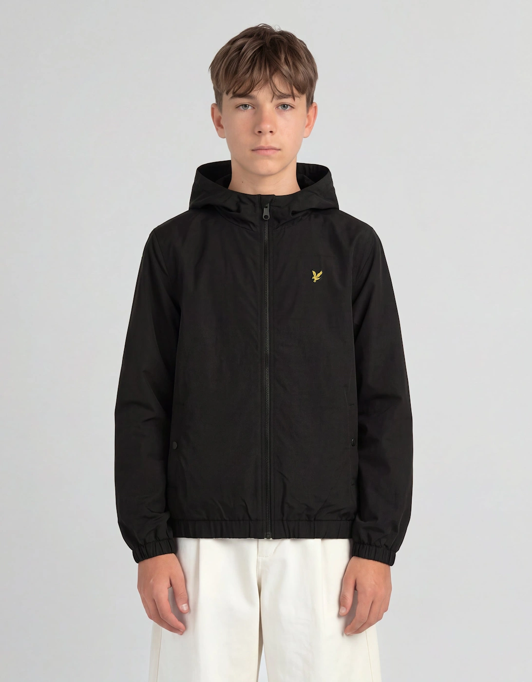 Kids Zip Through Hooded Jacket
