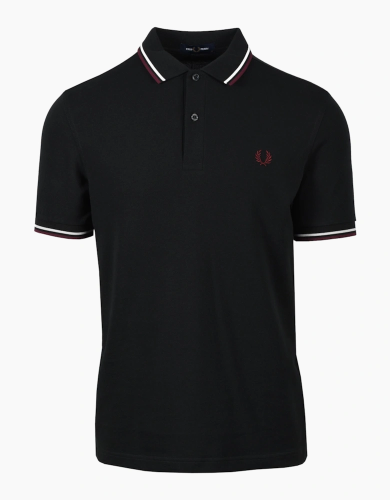 Fred Perry Twin Tipped Polo Shirt Night Green