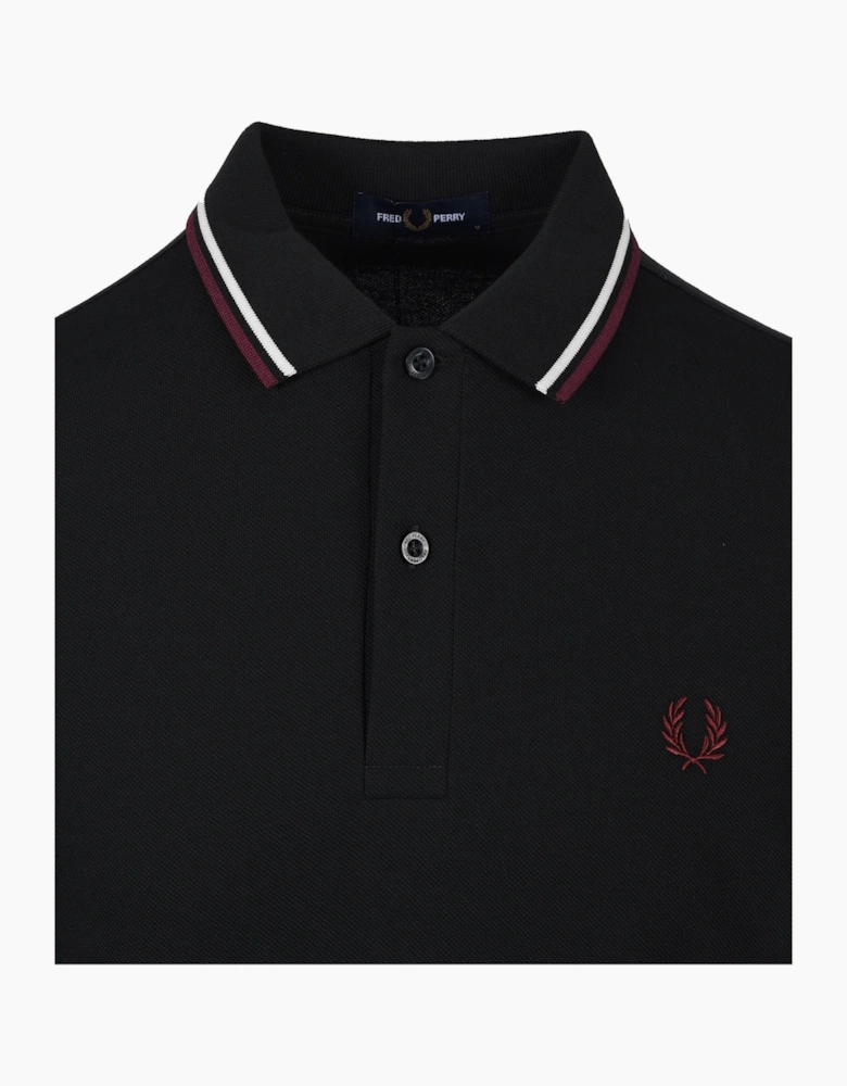 Fred Perry Twin Tipped Polo Shirt Night Green