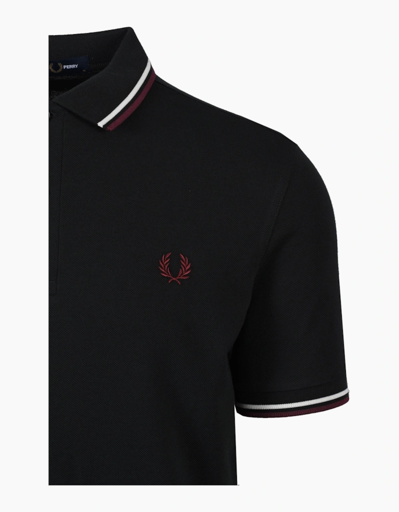 Fred Perry Twin Tipped Polo Shirt Night Green