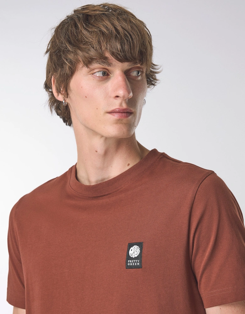 Pretty Green Sinclair Short Sleeve T-Shirt RED
