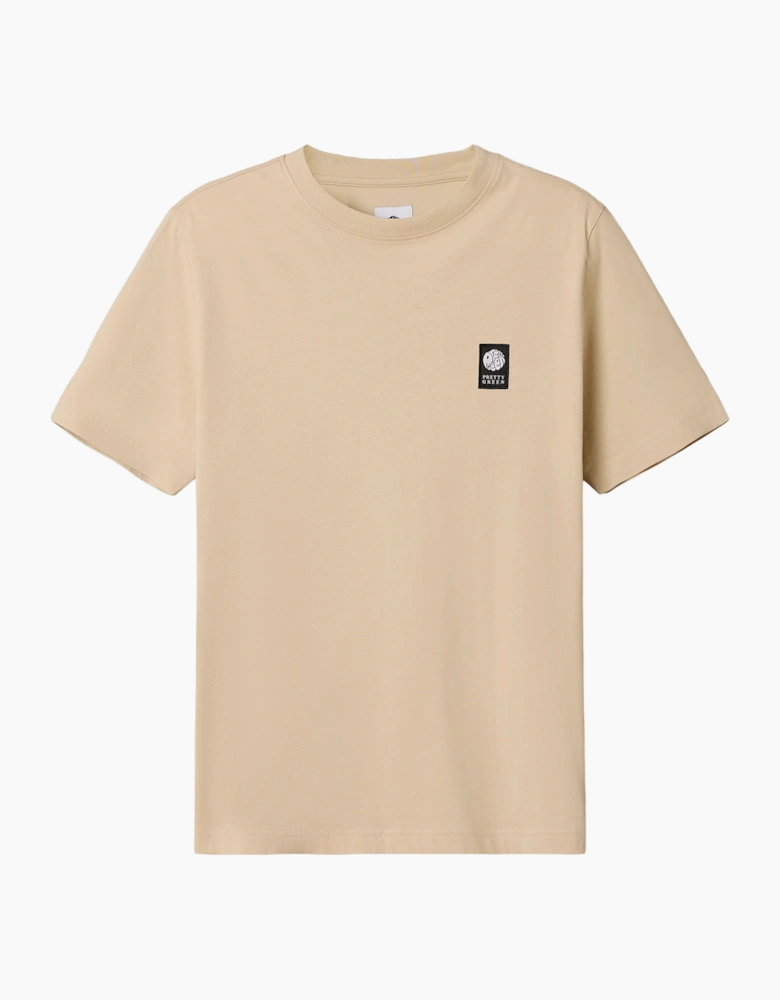Pretty Green Sinclair Short Sleeve T-Shirt Champagne