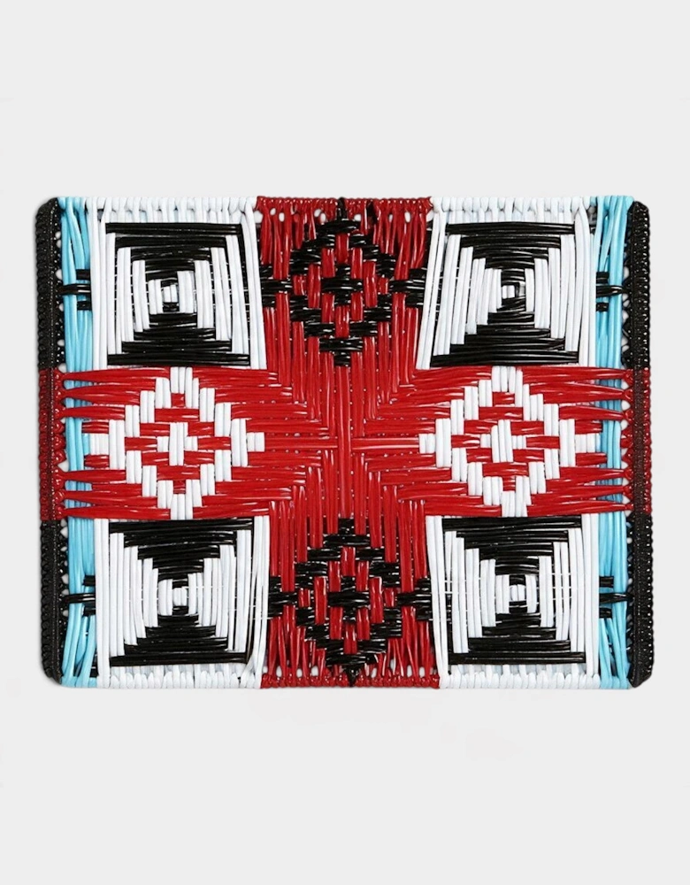Woven Geometric Plastic Display Stand
