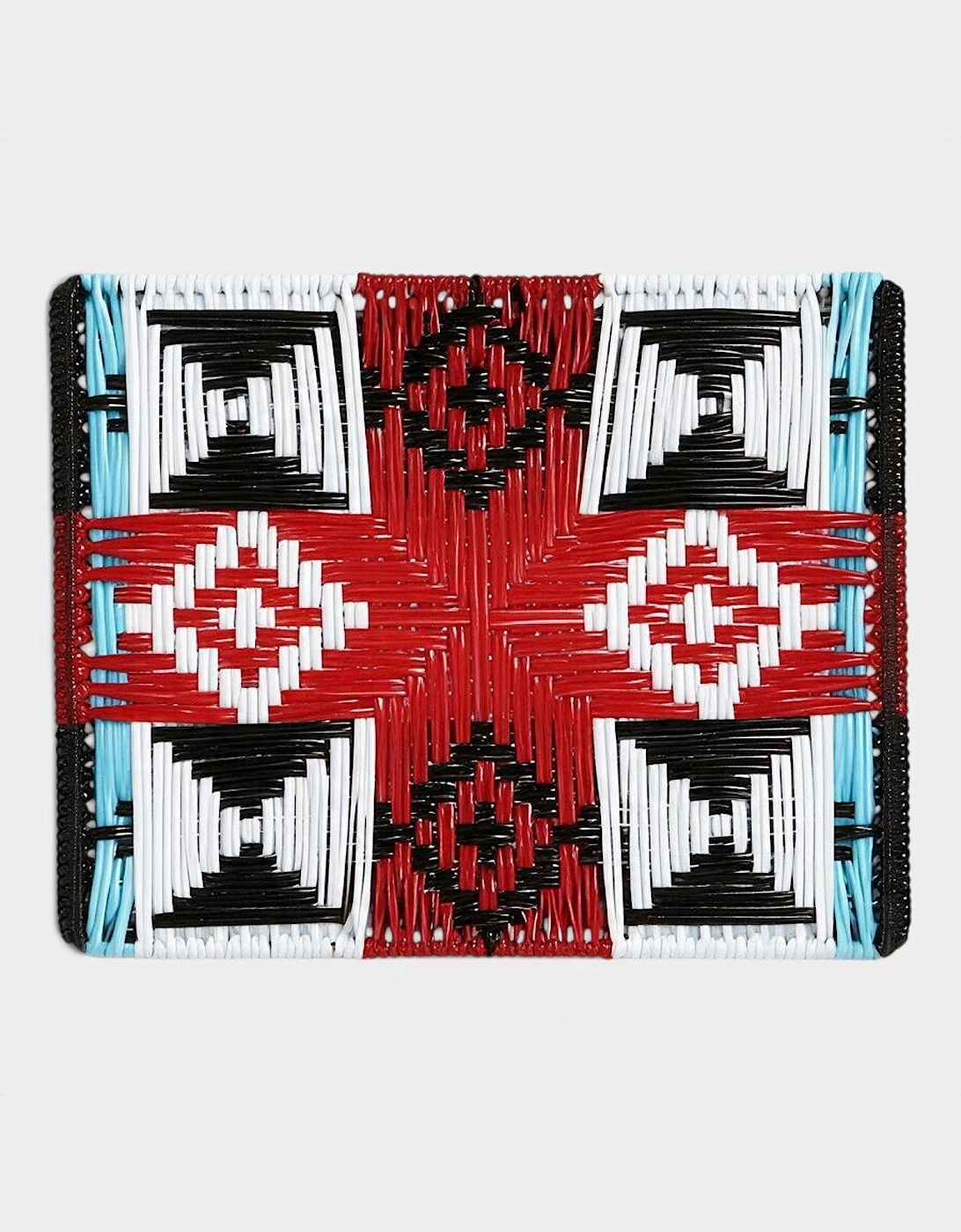 Woven Geometric Plastic Display Stand
