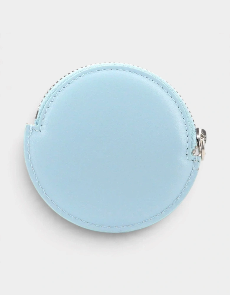 Le Petit Rond Palm-Sized Coin Purse Light Blue