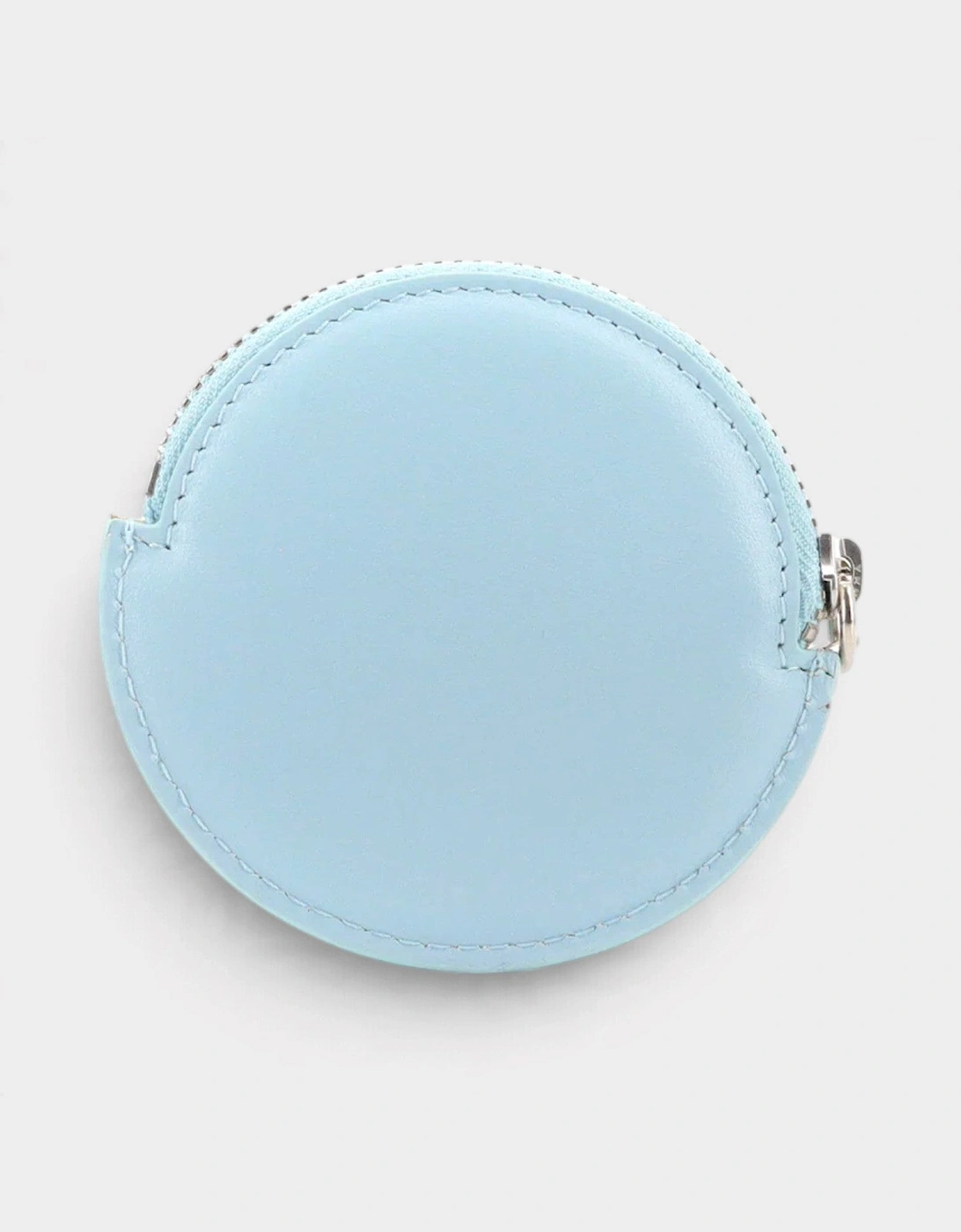 Le Petit Rond Palm-Sized Coin Purse Light Blue