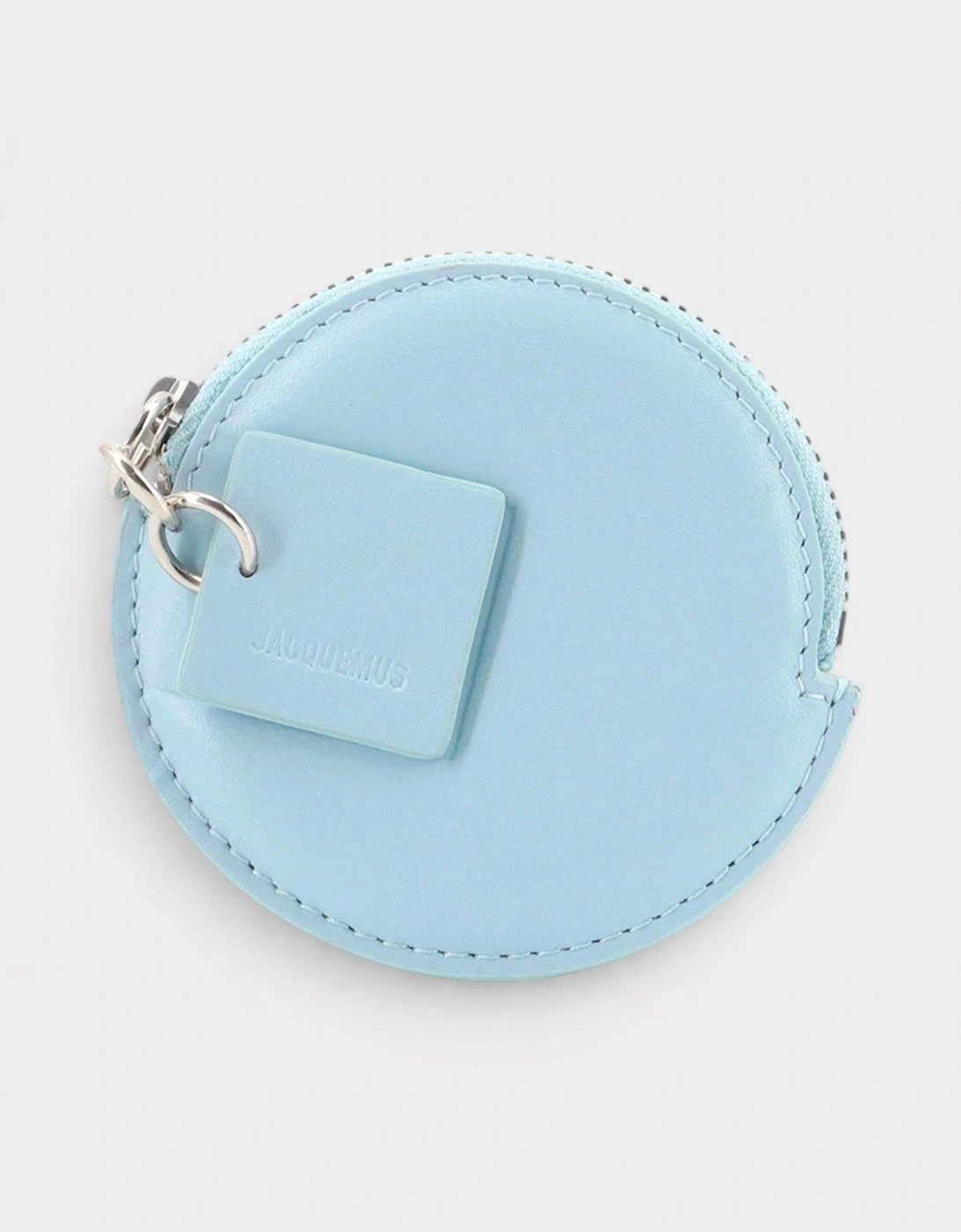 Le Petit Rond Palm-Sized Coin Purse Light Blue