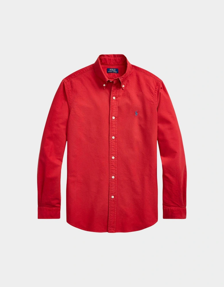 Slim Fit Corduroy Shirt Martin Red