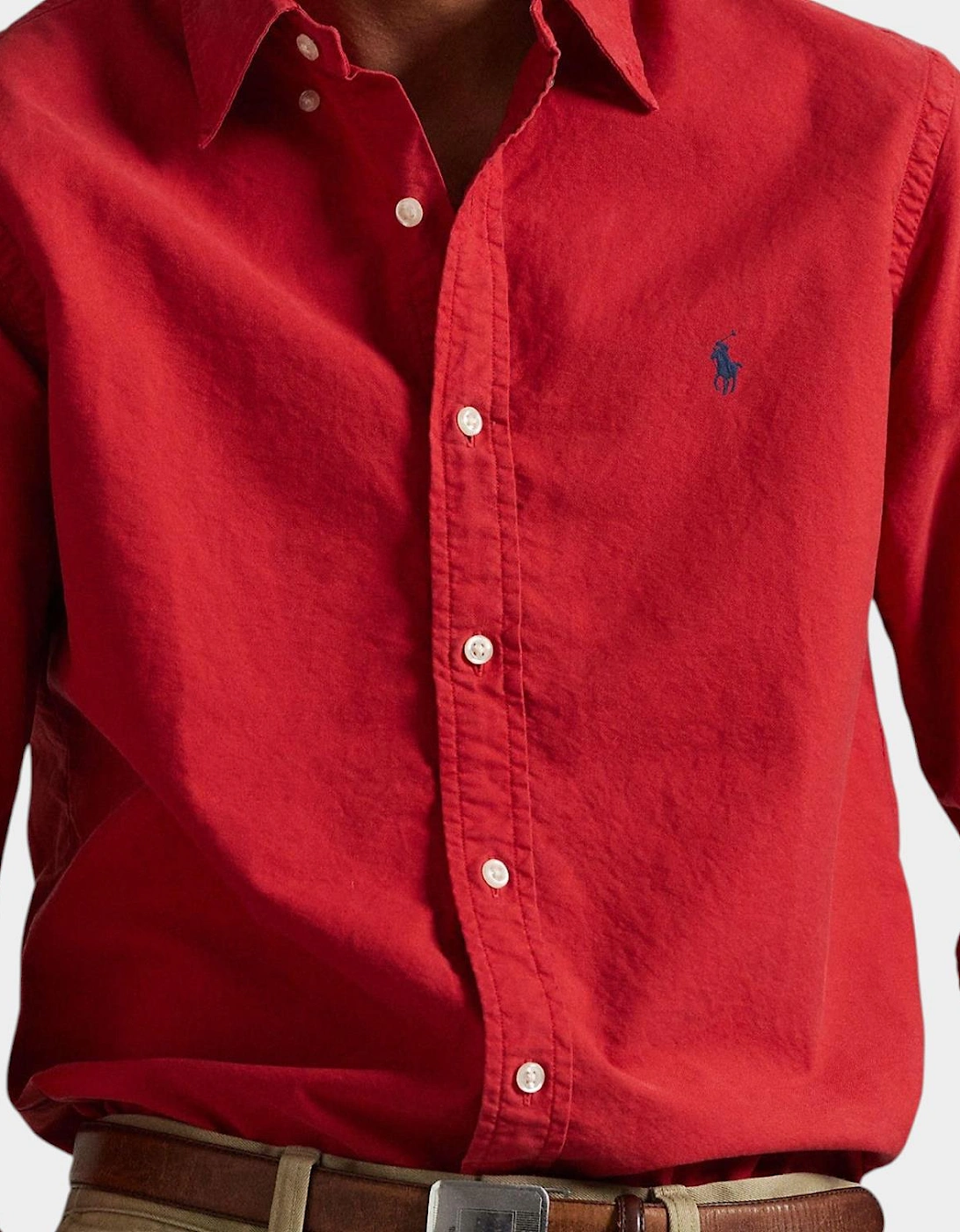 Slim Fit Corduroy Shirt Martin Red