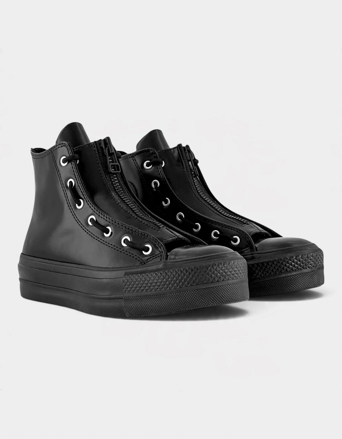 Chuck Taylor All Star Lift Platform Leather High Black