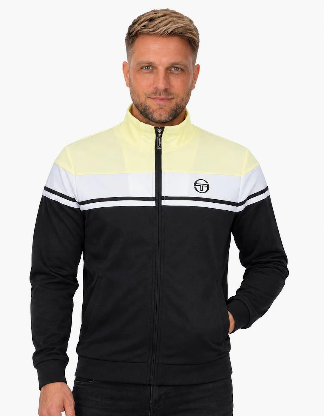 Sergio Tacchini Damarindo Track Top Jacket Wax Yellow/White/Black