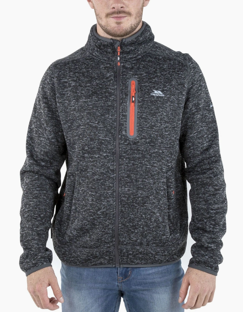 Trespass Mens Bingham Full Zip Heavyweight Fleece Jacket
