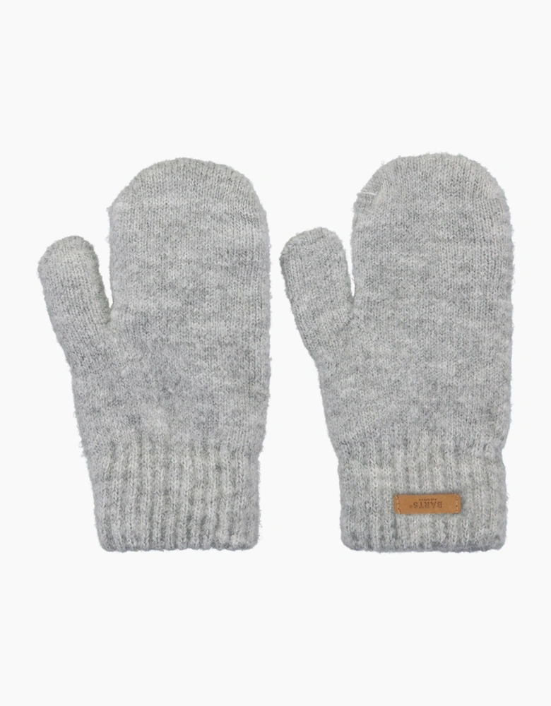 Barts Womens Witzia Comfy Knitted Fleece Lines Mittens