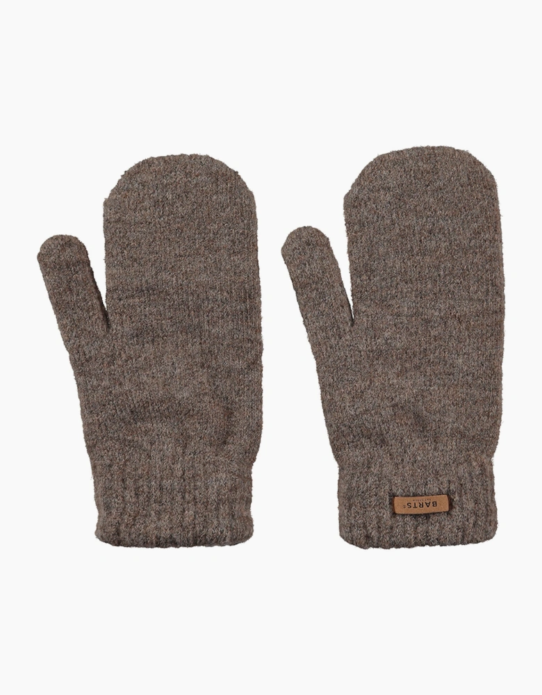 Barts Womens Witzia Comfy Knitted Fleece Lines Mittens