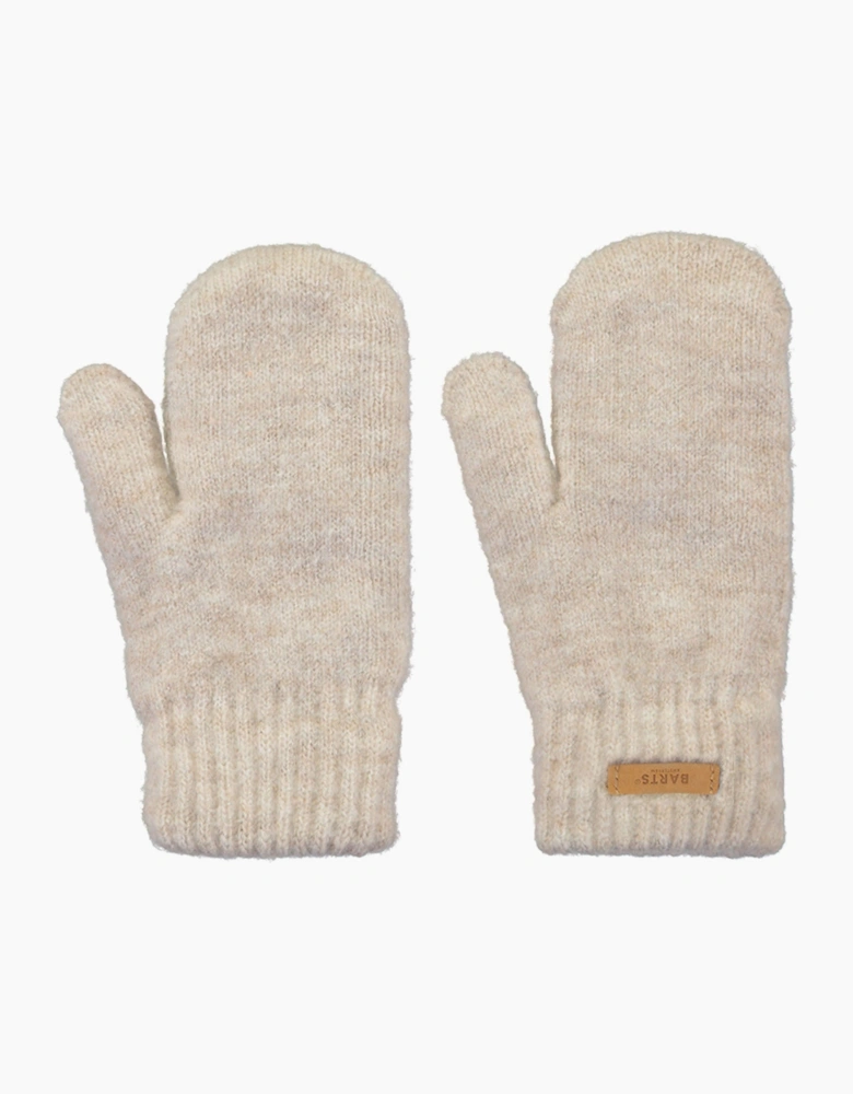 Barts Womens Witzia Comfy Knitted Fleece Lines Mittens
