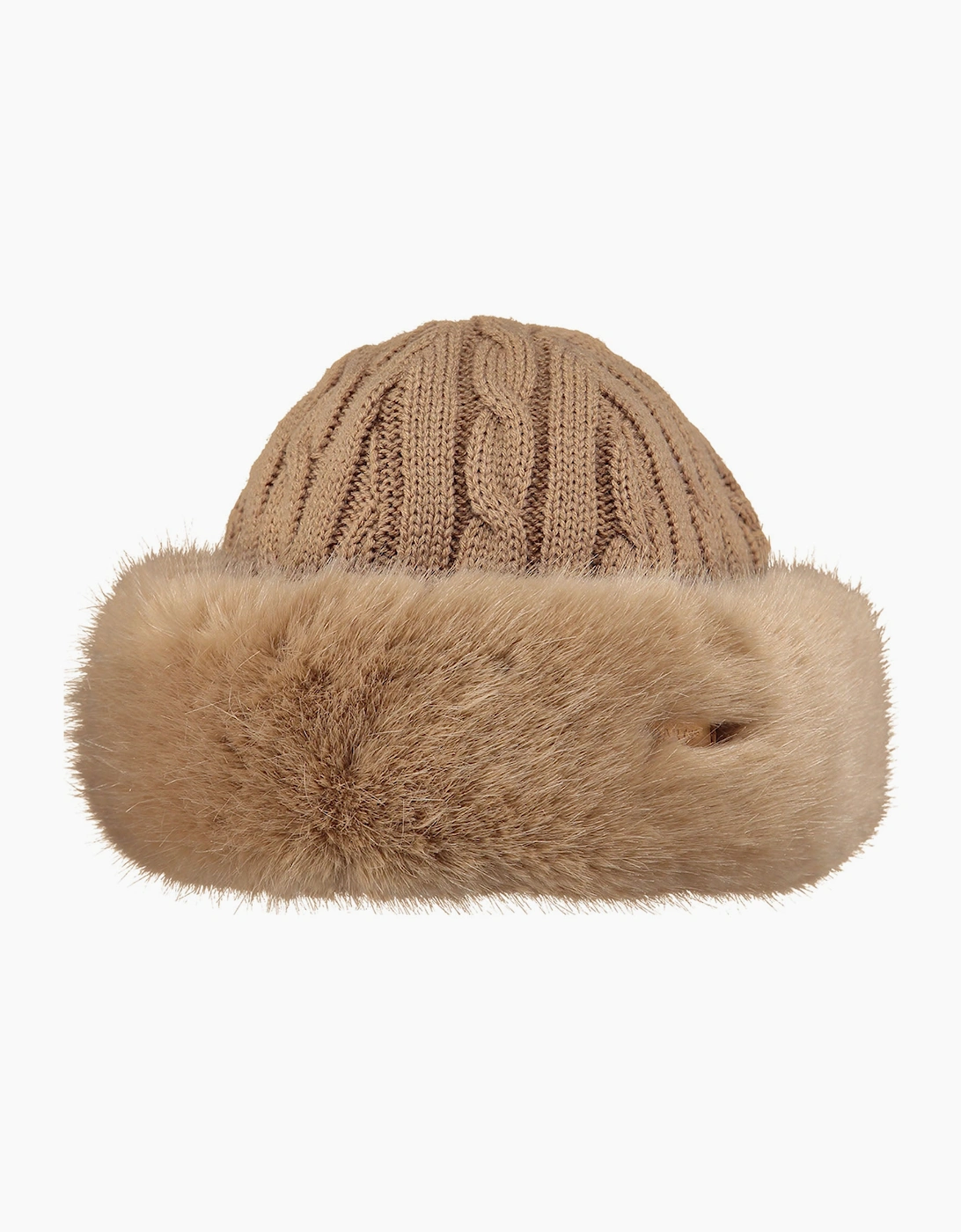 Barts Womens Fur Cable Band Hat