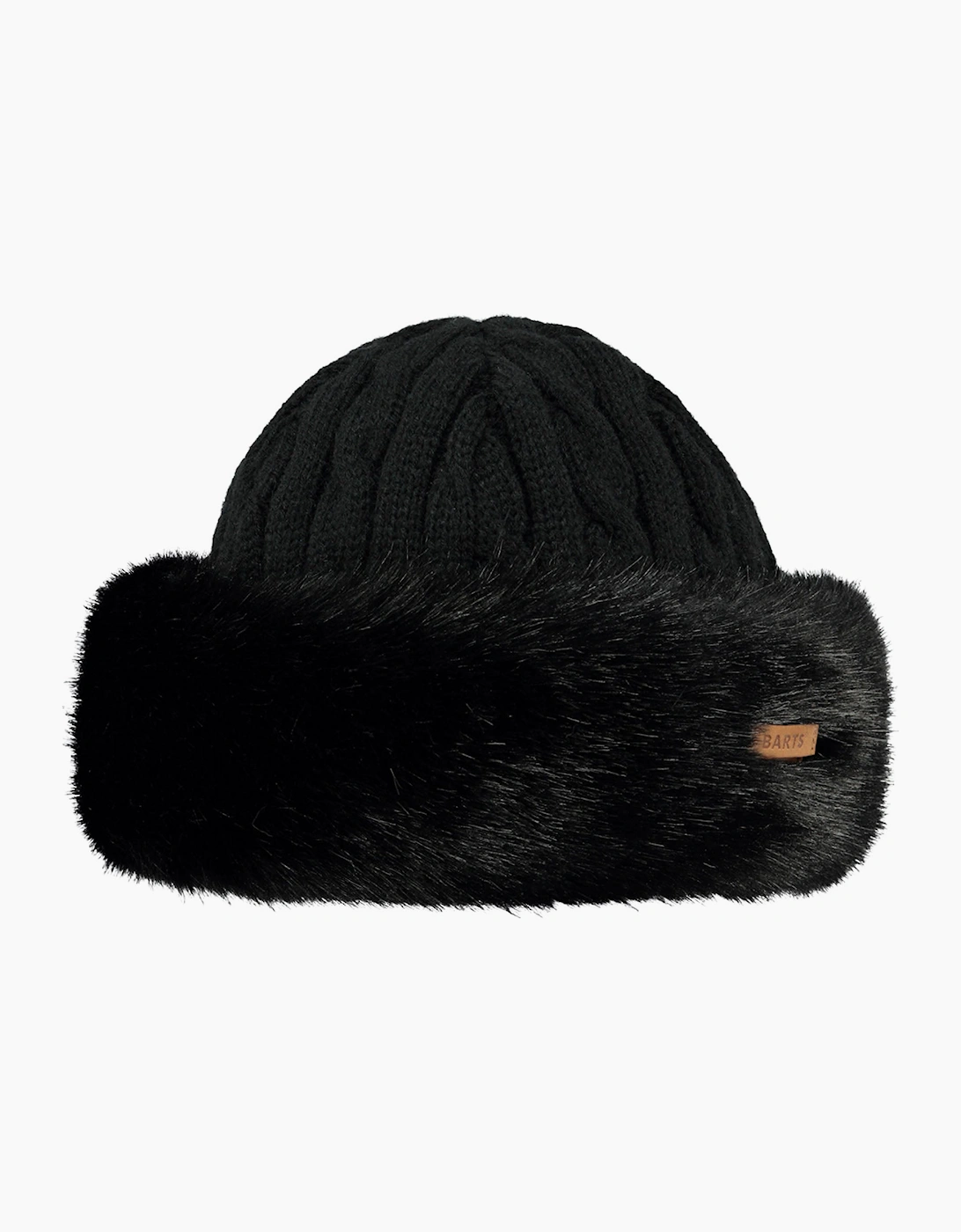 Women's Barts Fur Cable Bandhat Beanie - Image 3