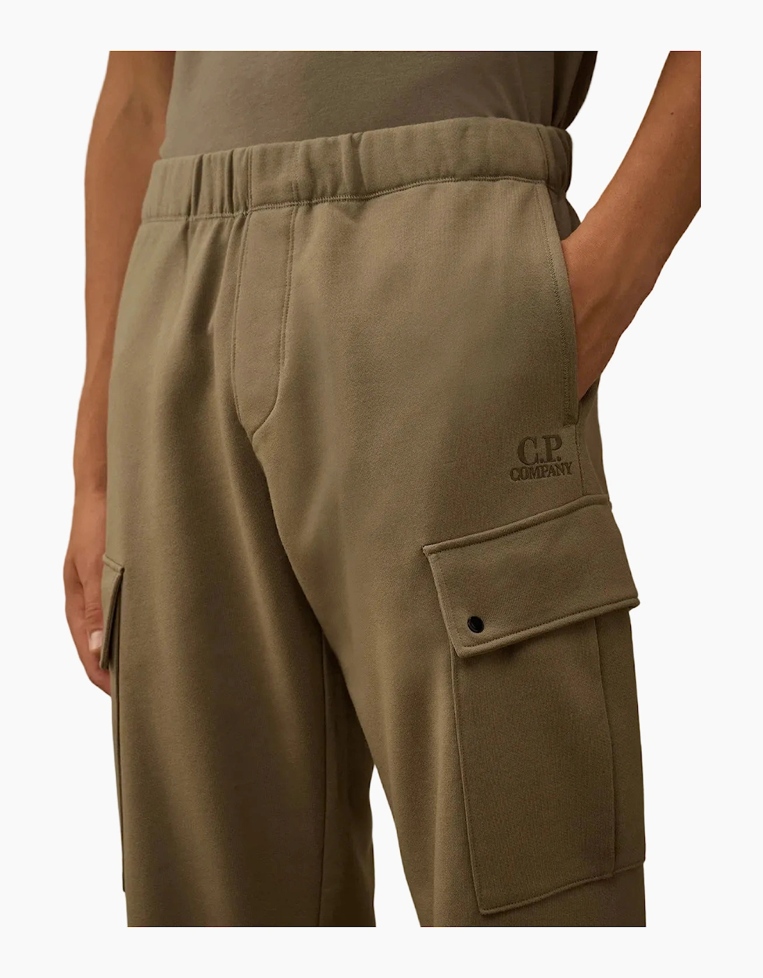 Diagonal Raised Fleece Logo Sweat Cargos