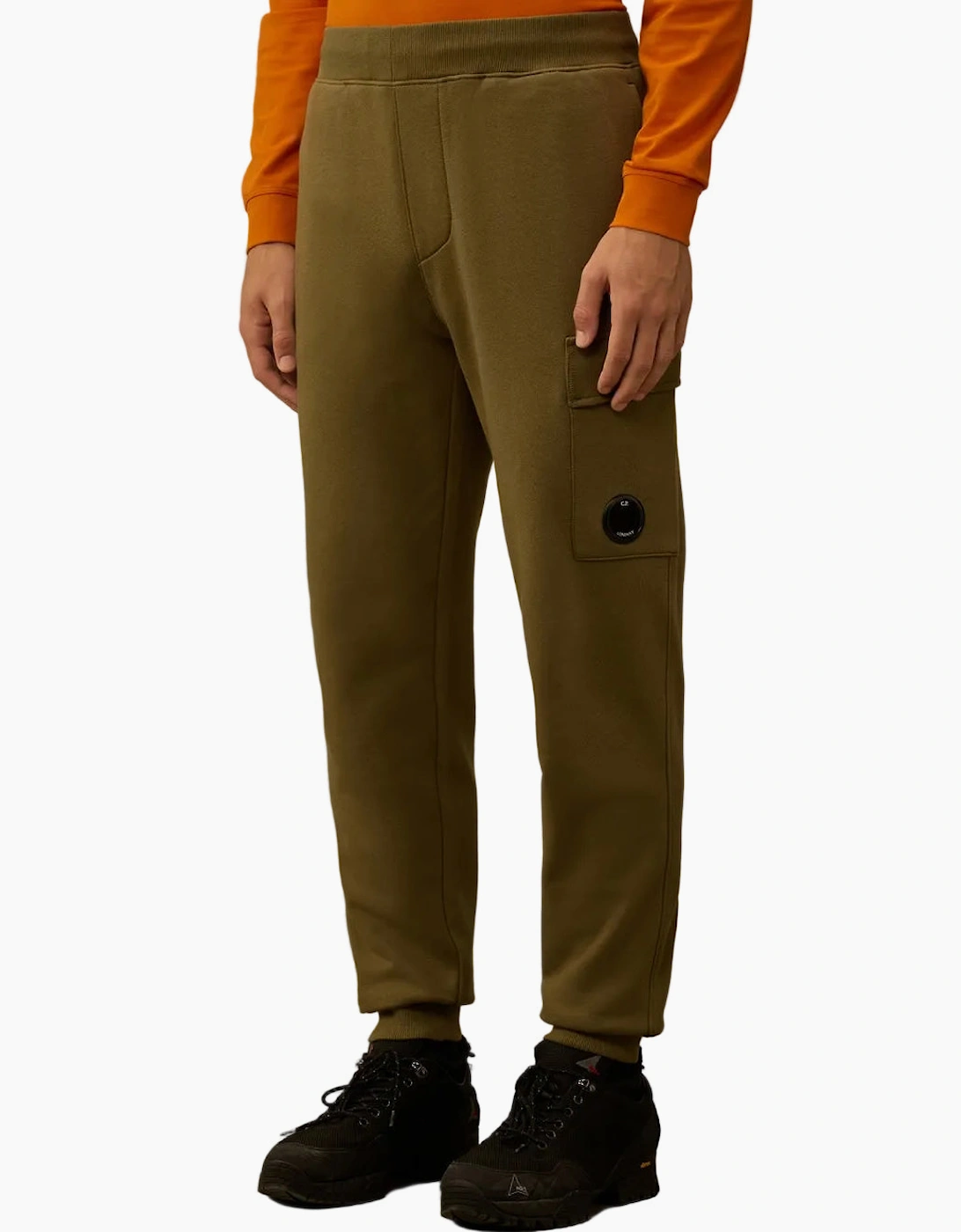 Diagonal Raised Fleece Lens Sweatpants