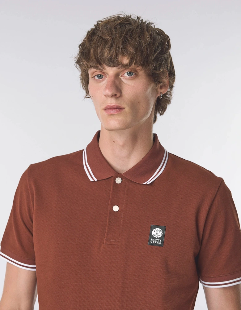 Pretty Green Rayner SS Polo Red