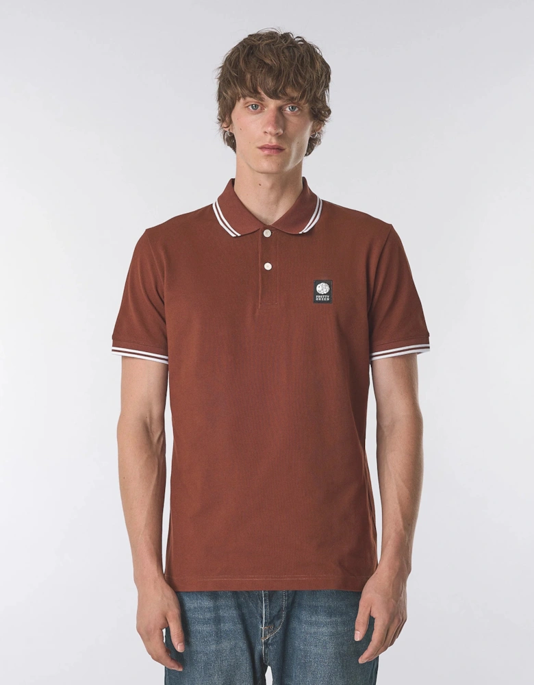 Pretty Green Rayner SS Polo Red