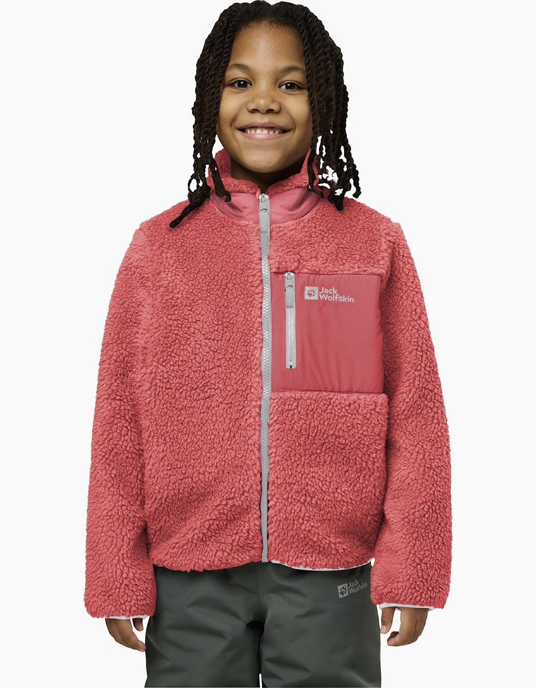 Jack Wolfskin Kids Ice Curl Full Zip Soft Fleece Jacket