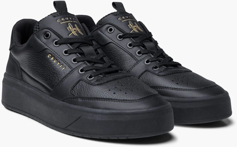 Cruyff Shoes Endorsed Pro Leather Men's Black Trainers