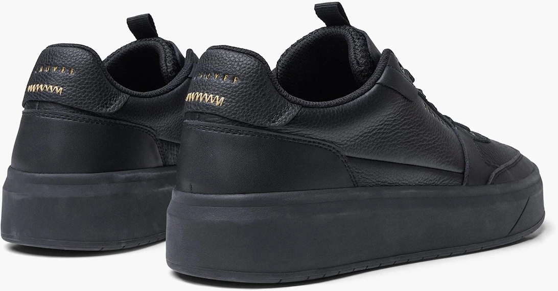 Cruyff Shoes Endorsed Pro Leather Men's Black Trainers