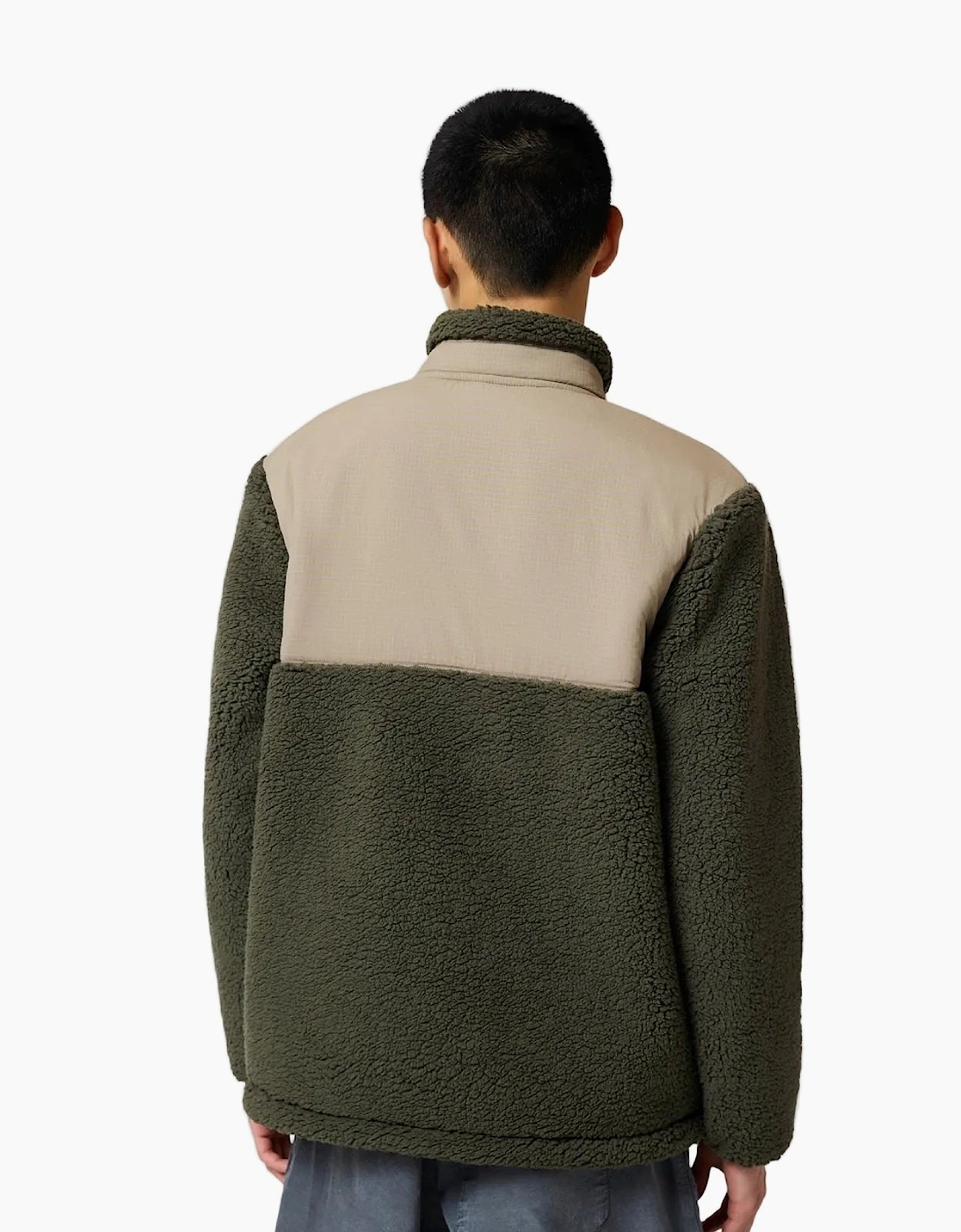 Hunter Elements 1/4 Zip Borg Fleece Polyester Men's Green Fleece Pullover