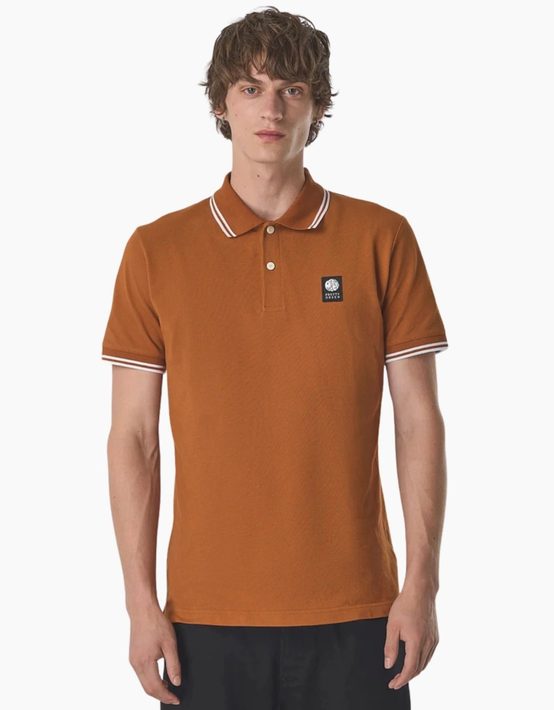 Pretty Green Rayner SS Rust Polo