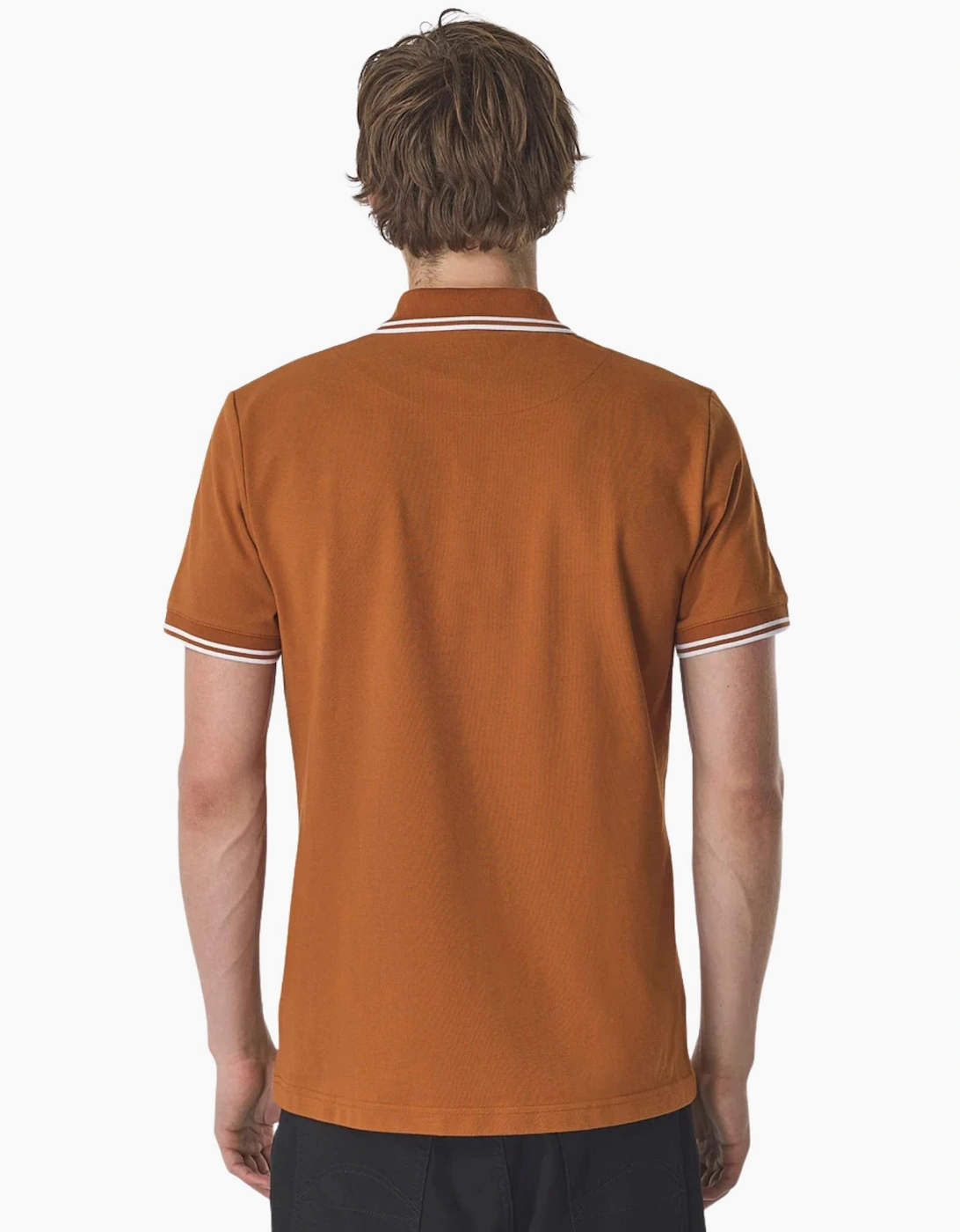 Pretty Green Rayner SS Rust Polo