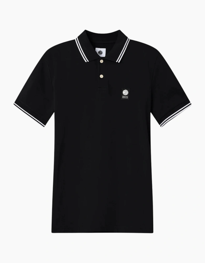 Pretty Green Rayner SS Black Polo
