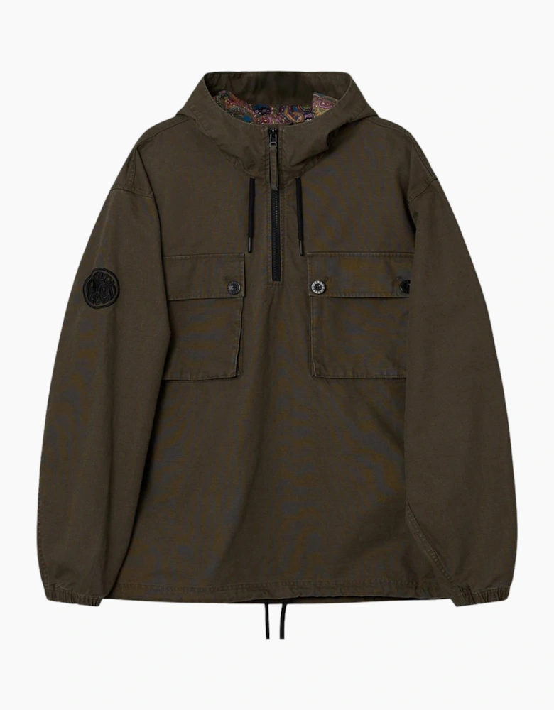 Pretty Green Hatton Smock Khaki Jacket