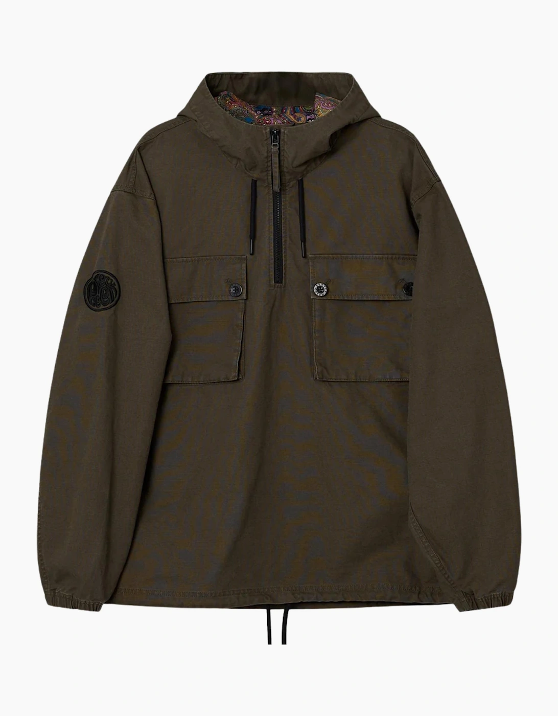 Pretty Green Hatton Smock Khaki Jacket
