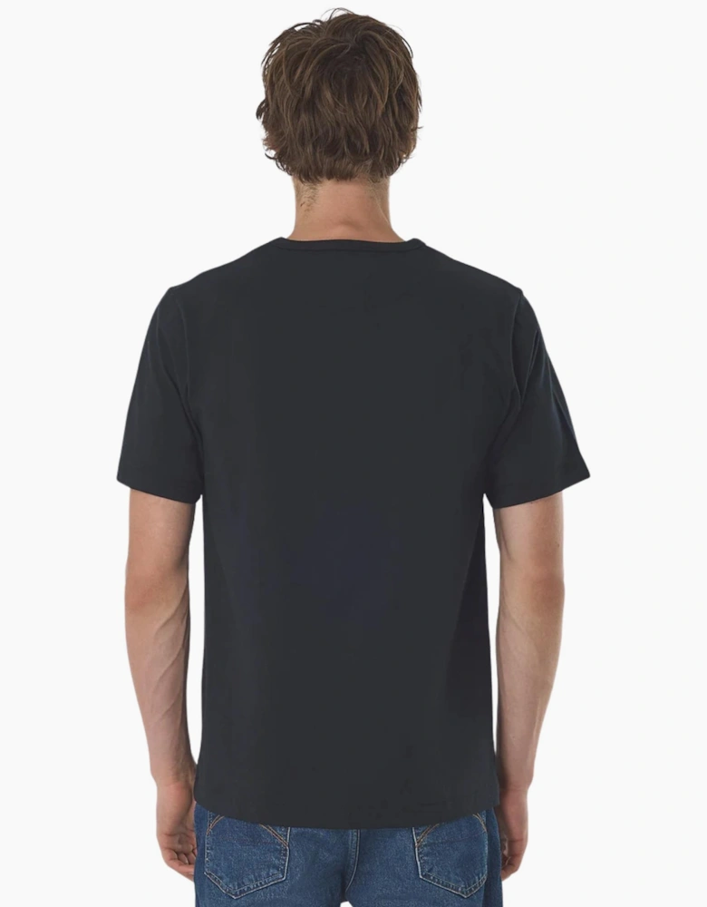 Pretty Green Rave Camo Logo Black T-Shirt