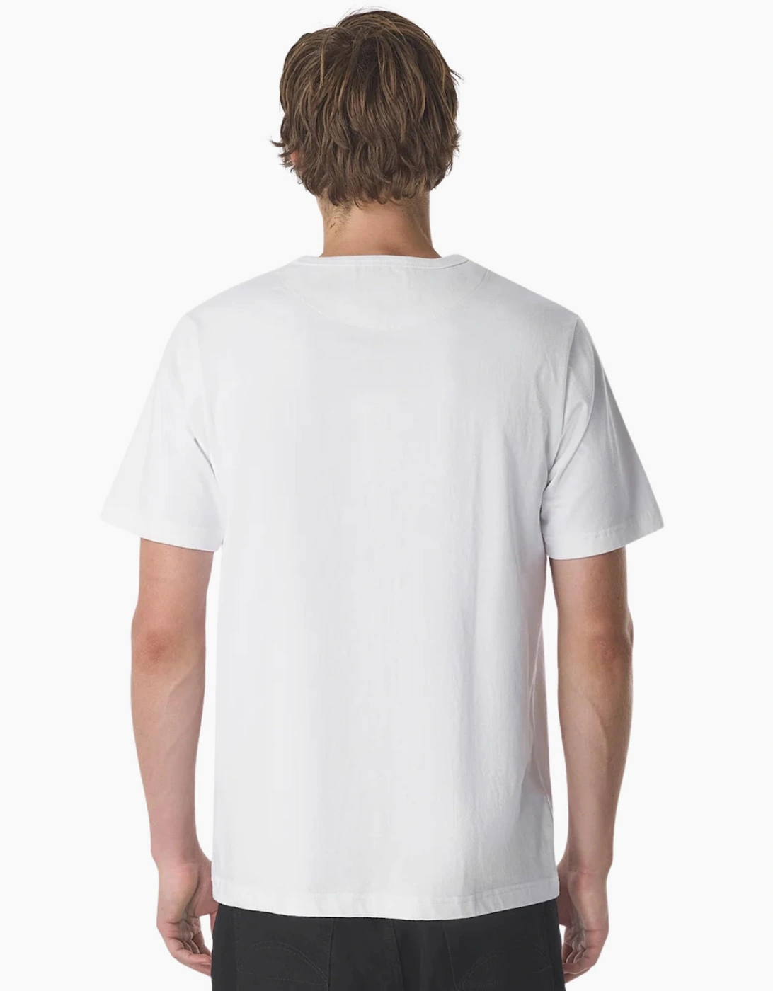 Pretty Green Rave Camo Logo White T-Shirt