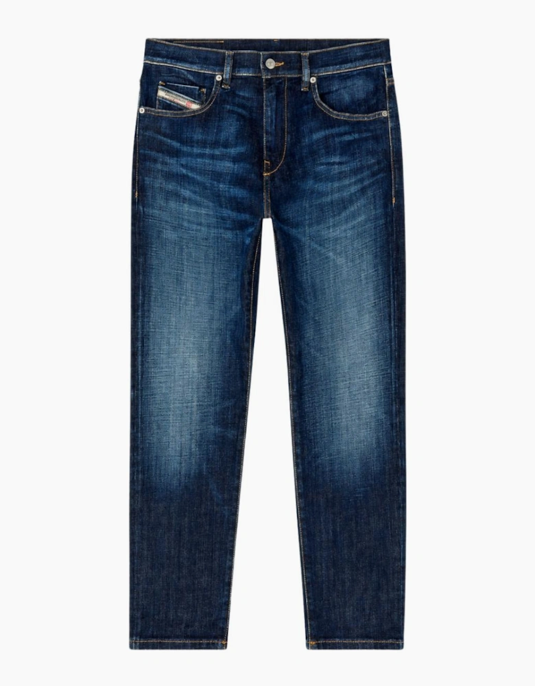2019 D-Strukt Slim Fit Dark Wash Blue Jeans