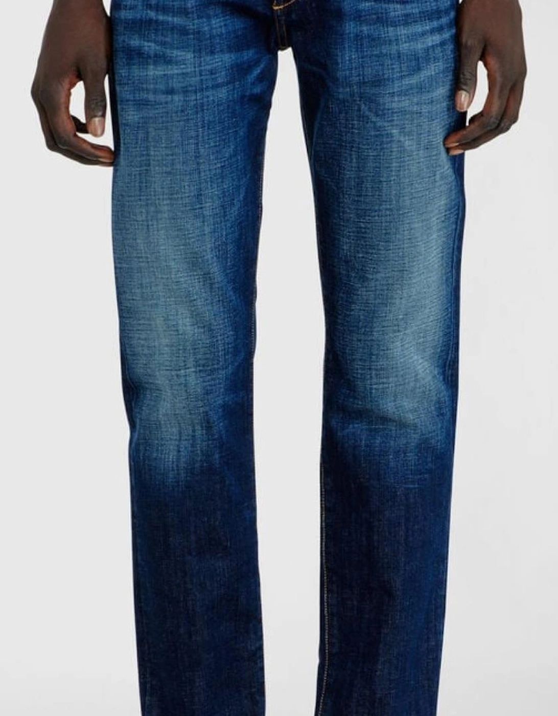 2019 D-Strukt Slim Fit Dark Wash Blue Jeans