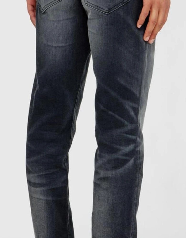 2019 D-Strukt Slim Fit Black Washed Jeans
