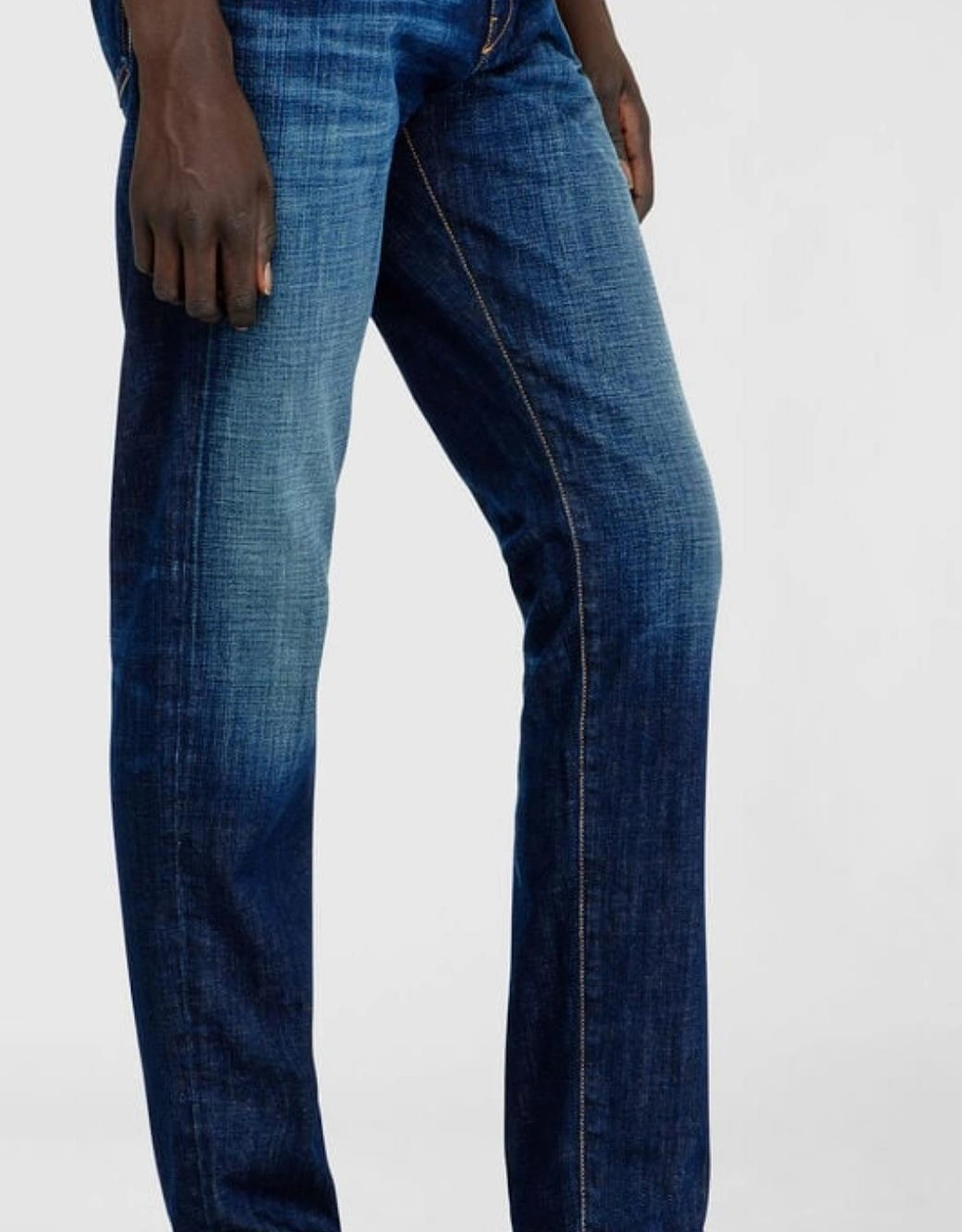 2019 D-Strukt Slim Fit Dark Wash Blue Jeans