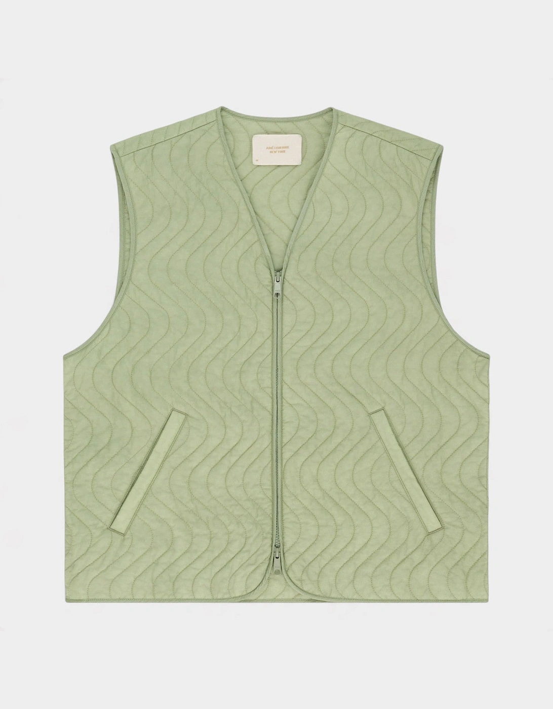 Lightweight Filled Vest Green