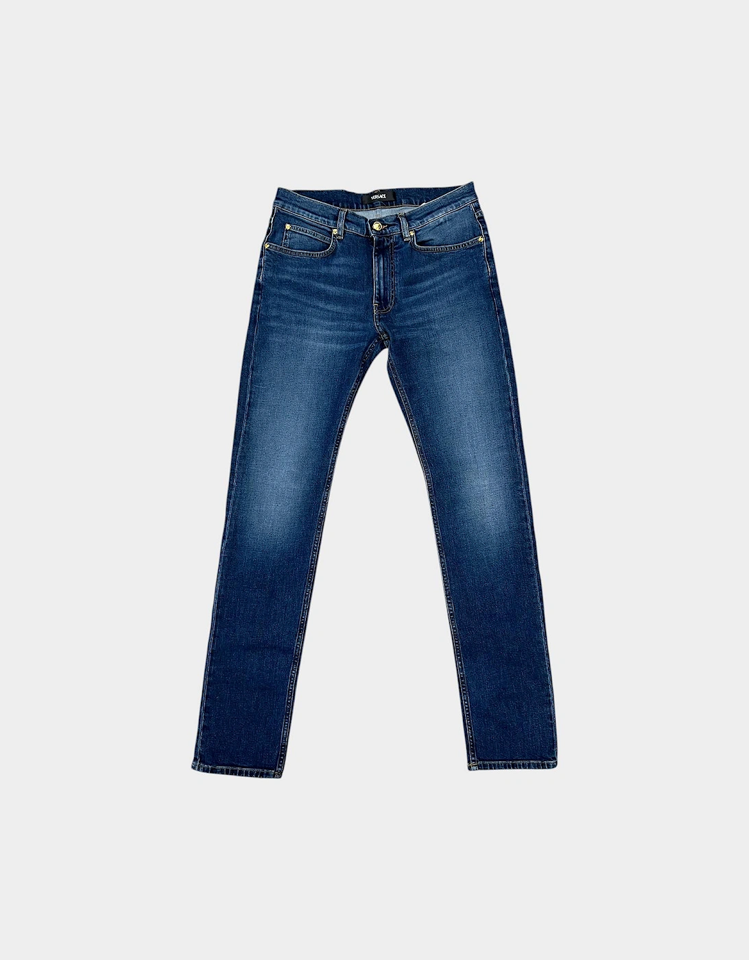 Medusa Head Denim Taylor Jeans Blue