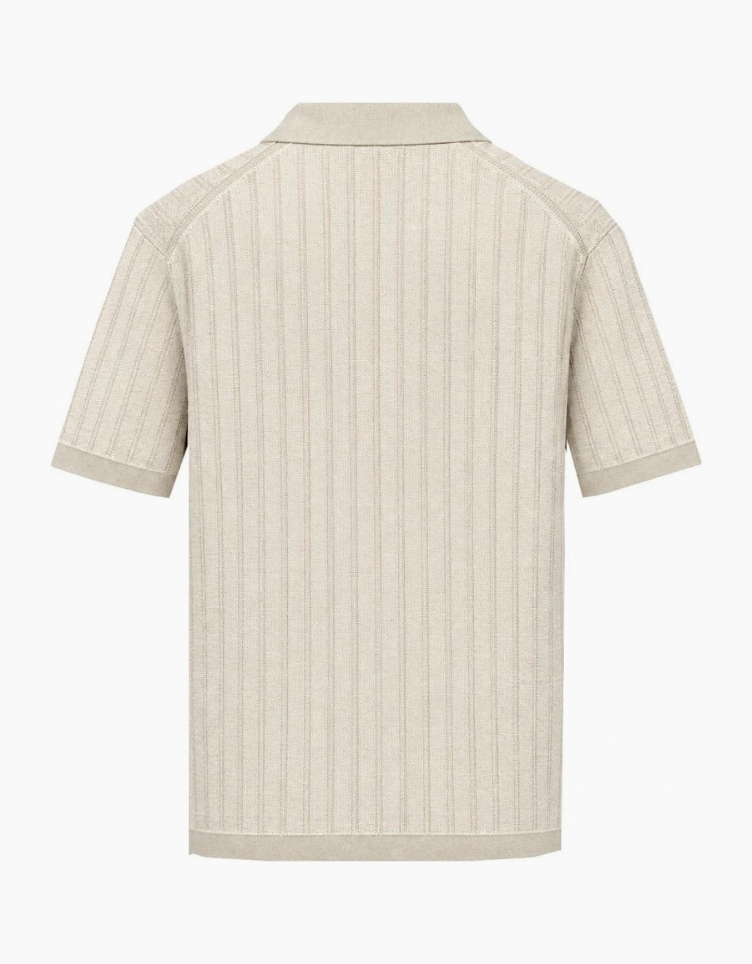 Hugo Boss Men's Beige Kodd Knitted Polo Shirt