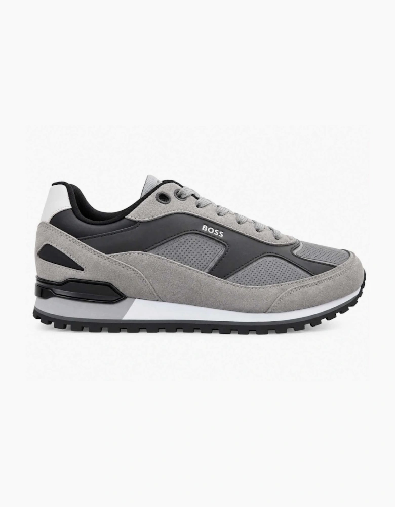 Hugo Boss Men's Grey Parkour runn Trainers